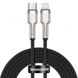 Cablu date si alimentare Baseus Cafule Metal, USB Tip C - Lightning, CATLJK-B01
